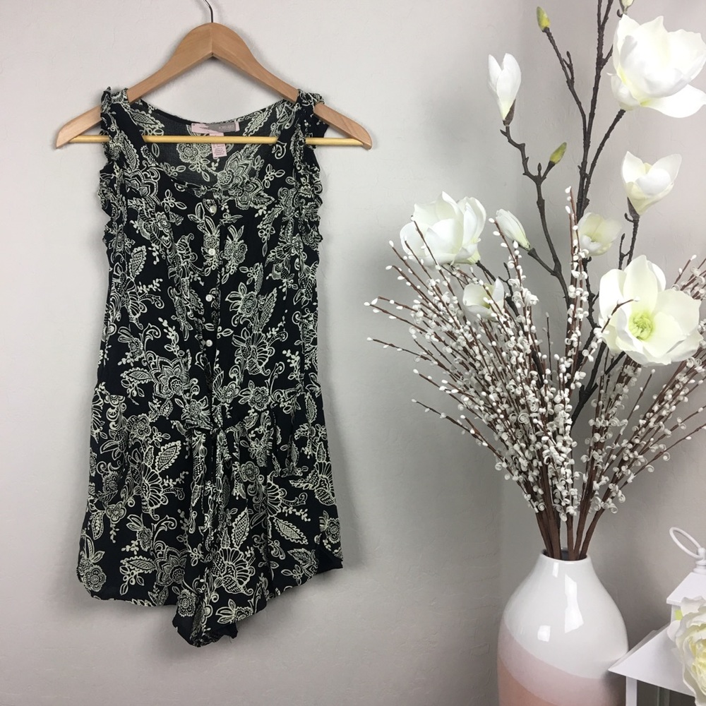 Forever21 Front Button Romper - Size Small